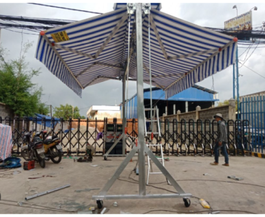 BẠT CHE CÓ BÁNH XE