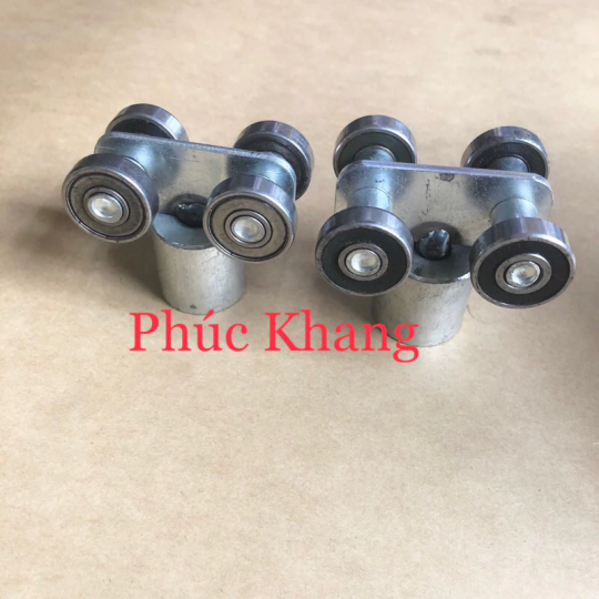 Bánh xe treo xoay 360 độ dùng cho cửa lùa xoay - Chạy trên máng 45mm x 30mm và 60m x 30mm
